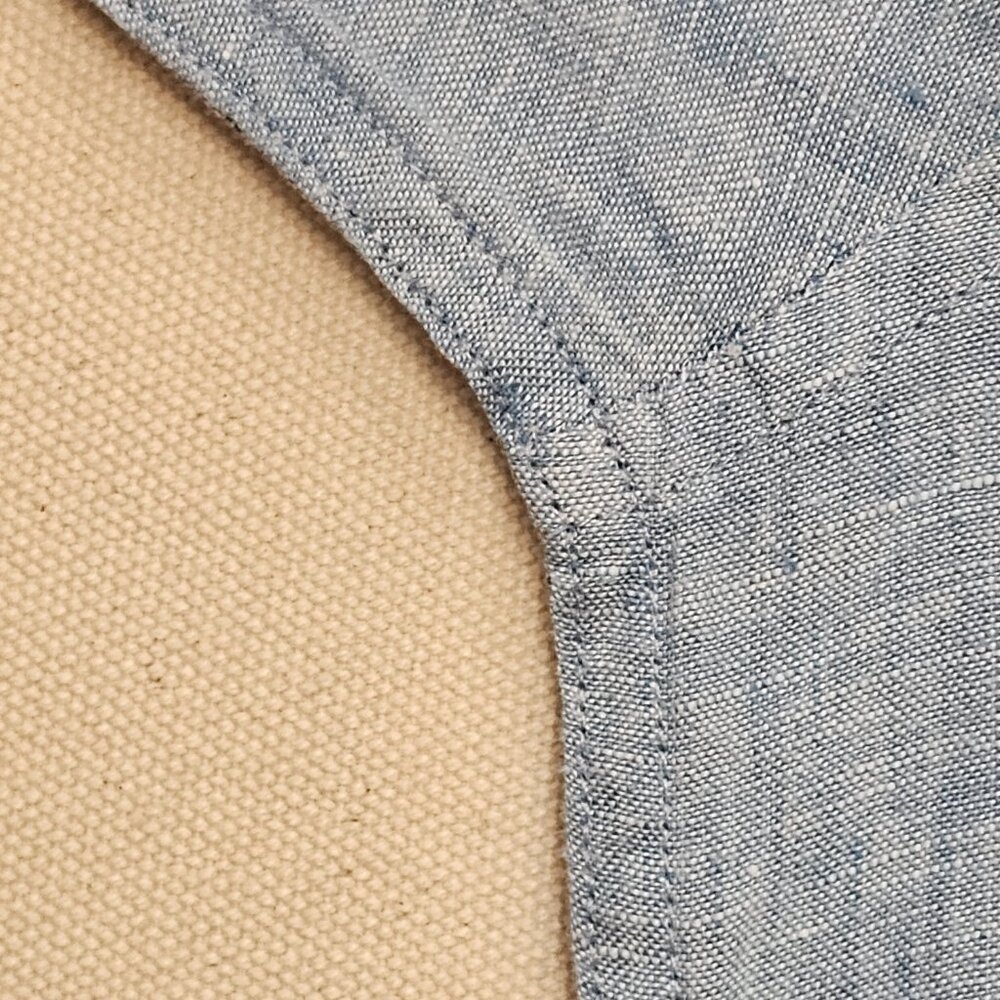 Barbour Linen Regular Fit Button Down Xl - image 8